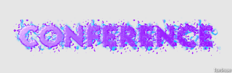 Conference Text Effect