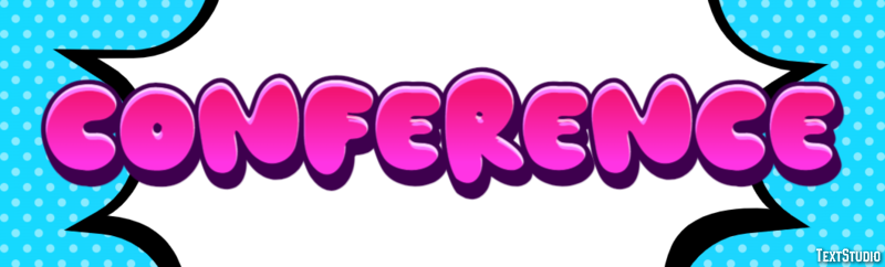 Conference Text Effect