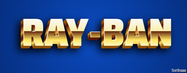 Ray-Ban Effet de Texte