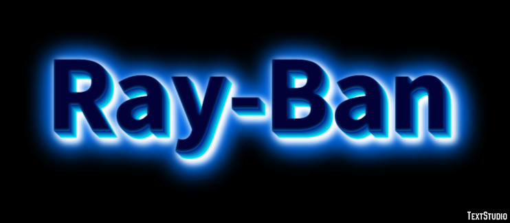 Ray-Ban Effet de Texte