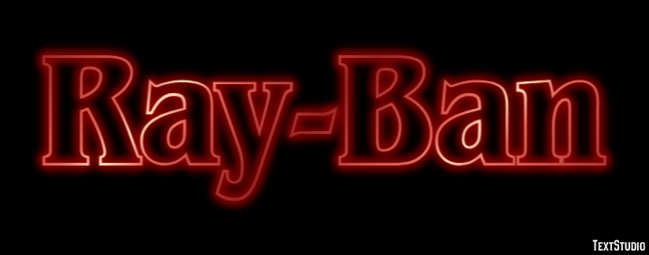 Ray-Ban Effet de Texte
