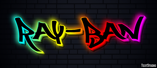 Ray-Ban Effet de Texte