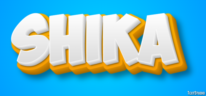 シカ テキスト効果