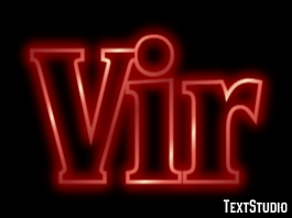 Vir Efeito de texto