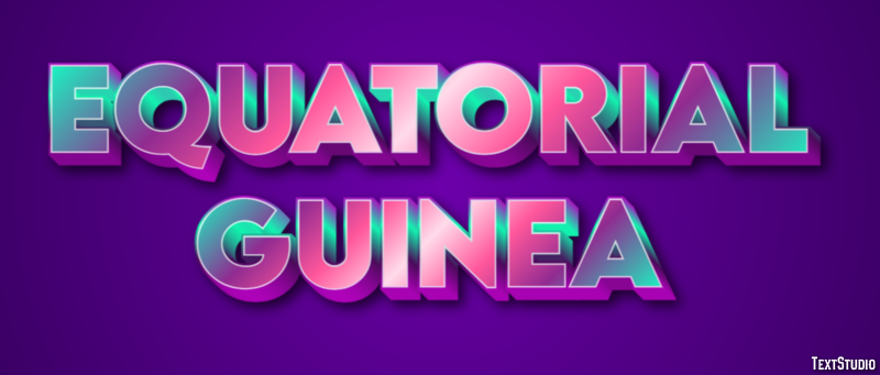 Equatorial Guinea Эффект текста