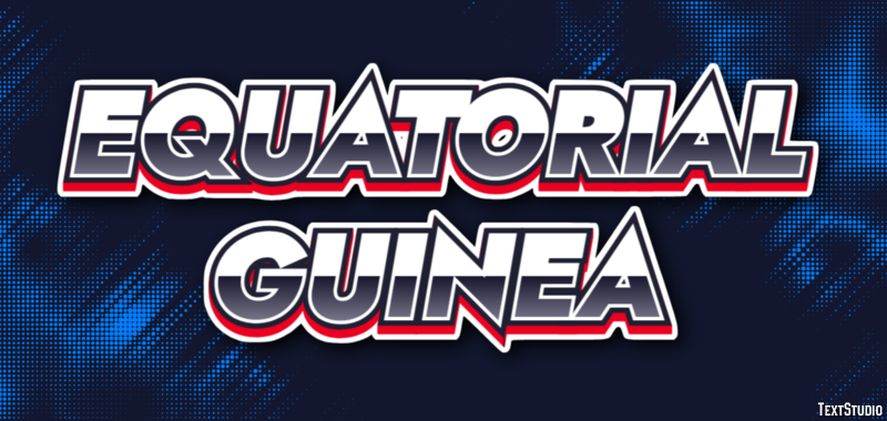 Equatorial Guinea テキスト効果