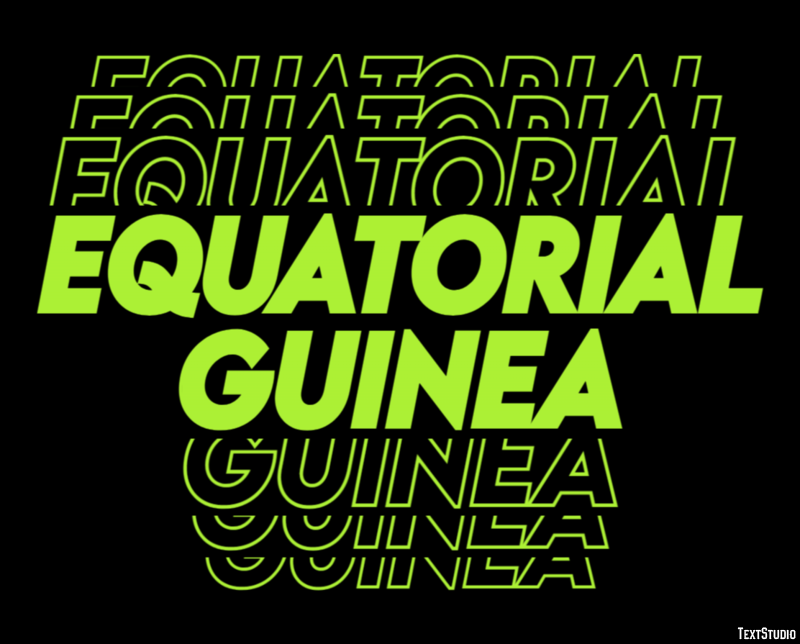Equatorial Guinea Effetto testo