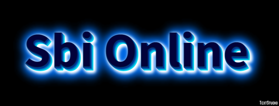 Sbi Online Efeito de texto