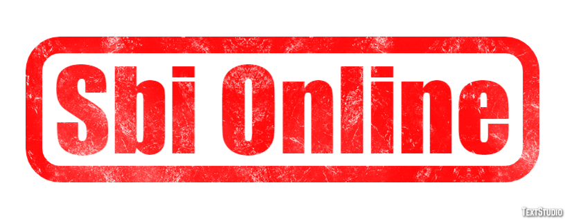 Sbi Online Efeito de texto