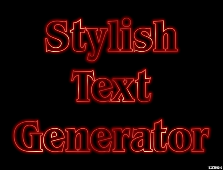 Stylish Text Generator Text Effect