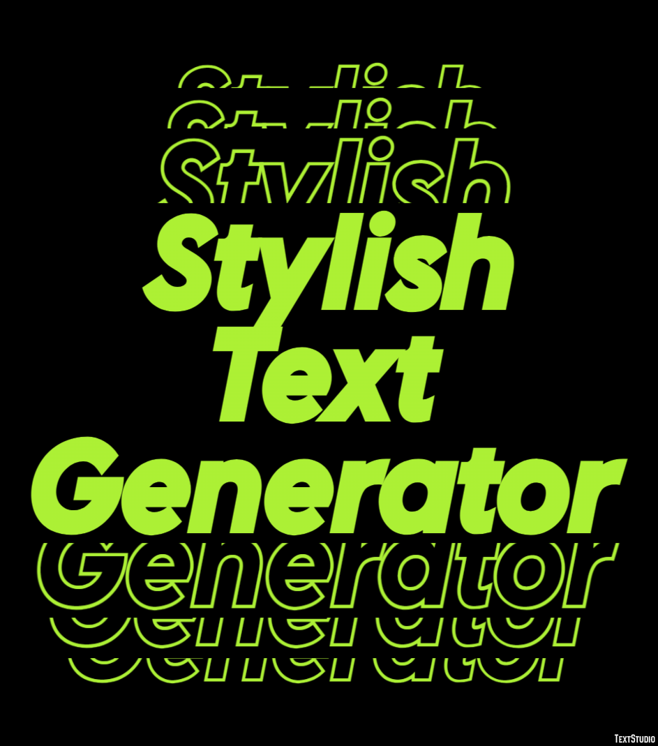 Stylish Text Generator Tekst Effect