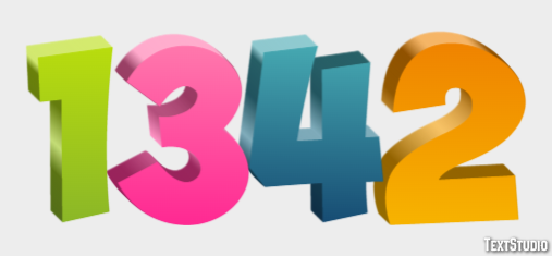 1342 Effetto testo