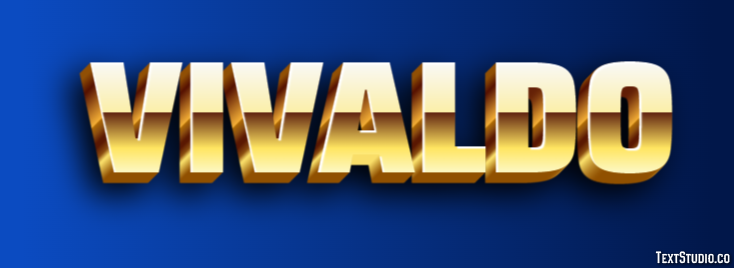 Vivaldo Effetto testo