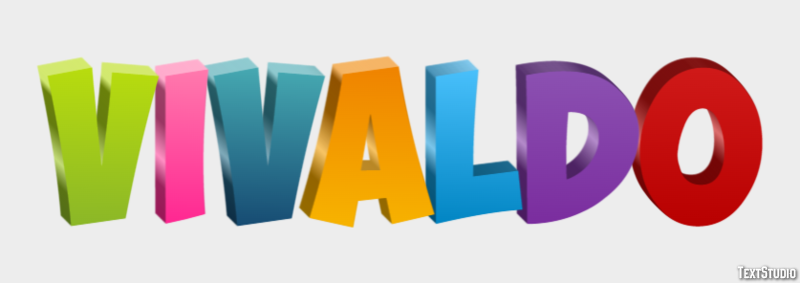 Vivaldo Effetto testo