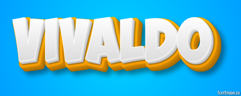 Vivaldo Effetto testo