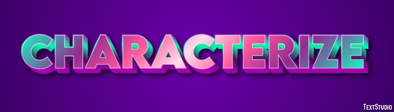 Characterize Efecto de Texto