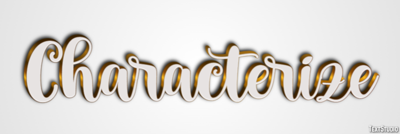 Characterize Efecto de Texto