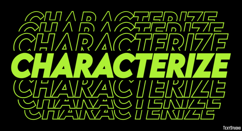 Characterize Text Effect
