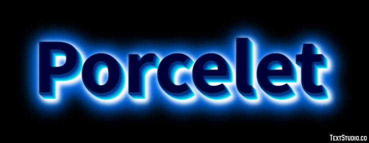 Porcelet Efecto de Texto