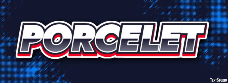 Porcelet Effet de texte