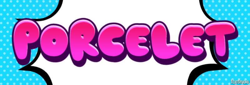 Porcelet Effet de texte