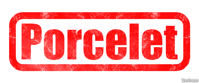Porcelet Effet de texte