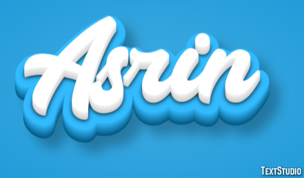 Asrin Text Effect