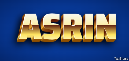 Asrin Text Effect