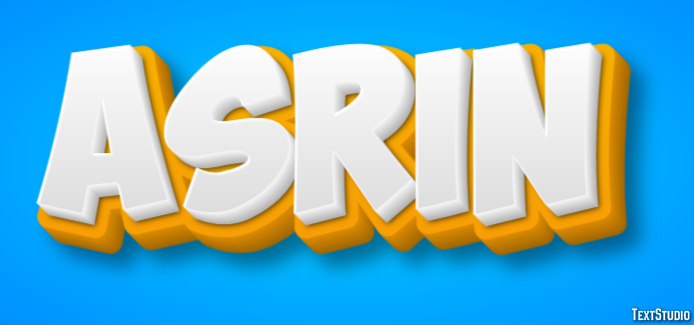Asrin Text effect