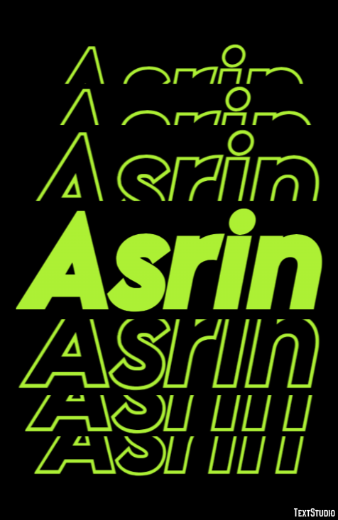 Asrin Effetto testo