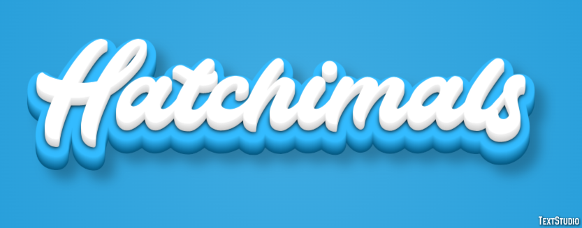 Hatchimals Text Effect