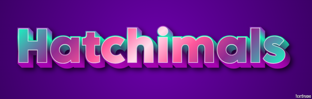 Hatchimals Text Effect