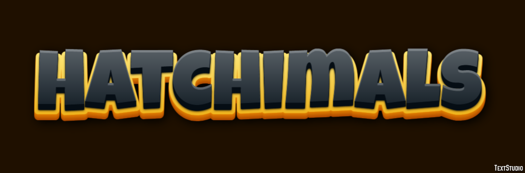 Hatchimals Text Effect