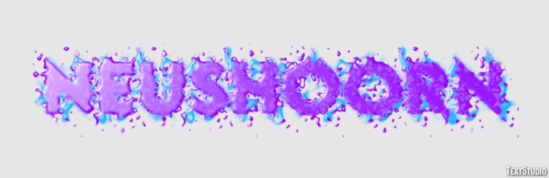 Neushoorn Tekst Effect
