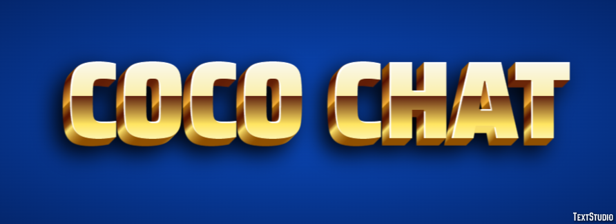Coco Chat Tekst Effect