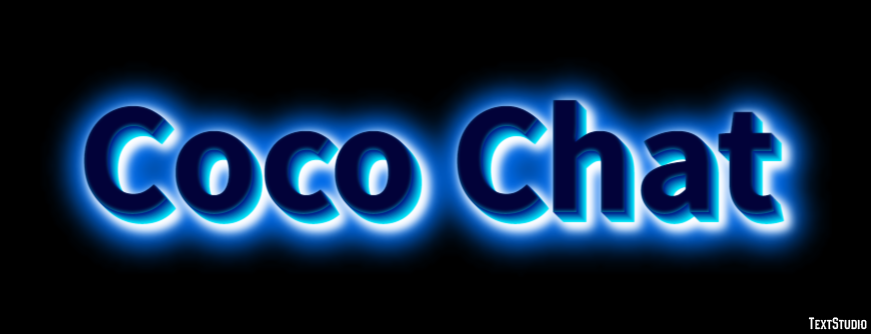 Coco Chat Tekst Effect