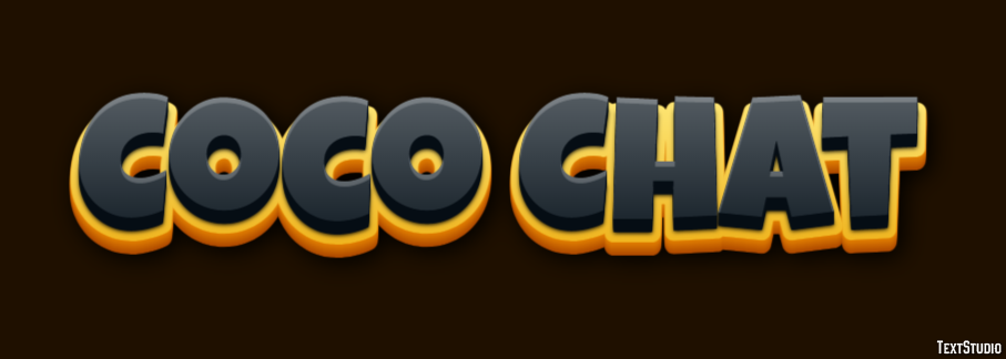 Coco Chat Tekst Effect