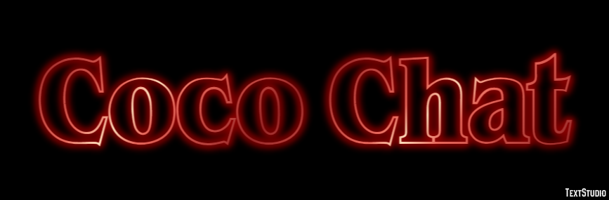 Coco Chat Tekst Effect