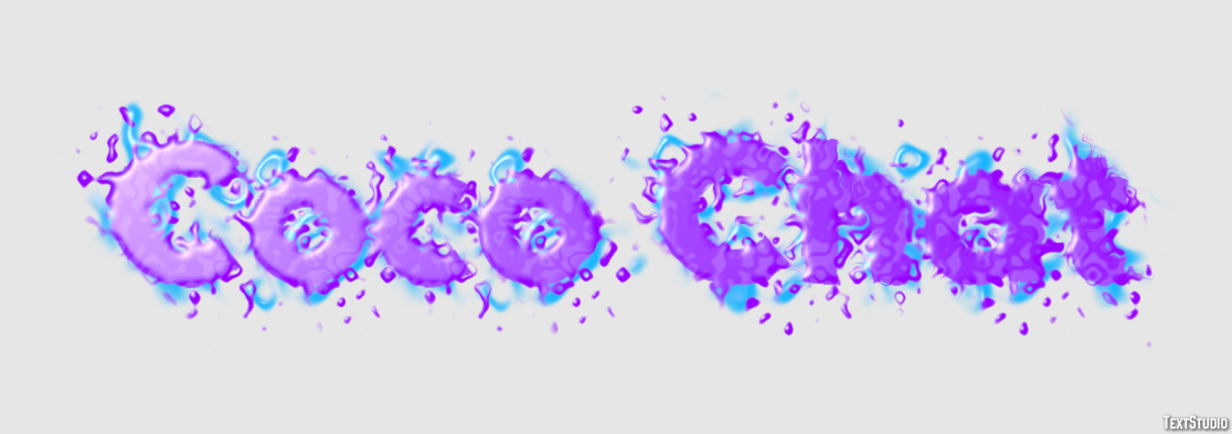 Coco Chat Tekst Effect