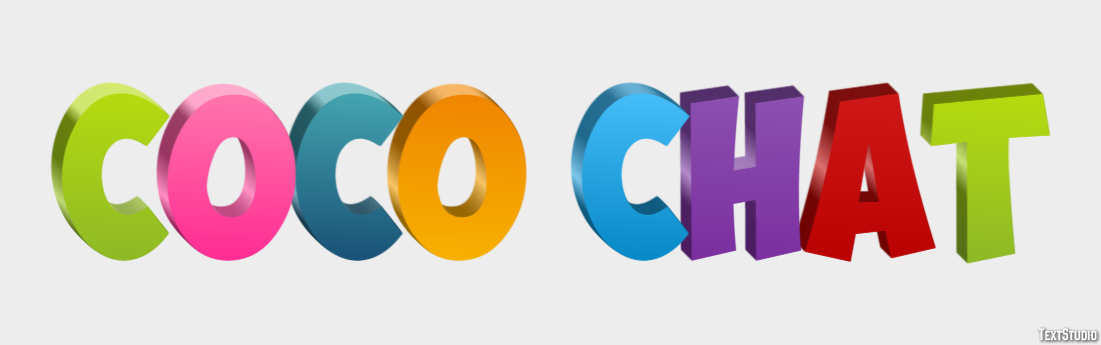 Coco Chat Tekst Effect