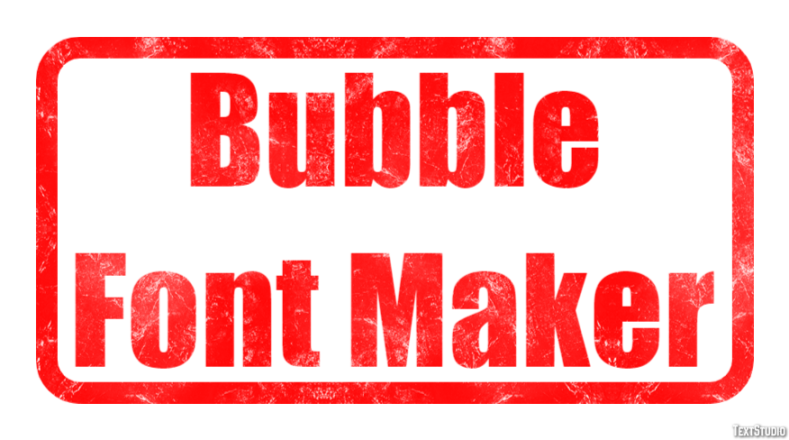 Bubble Font Maker Efeito do texto