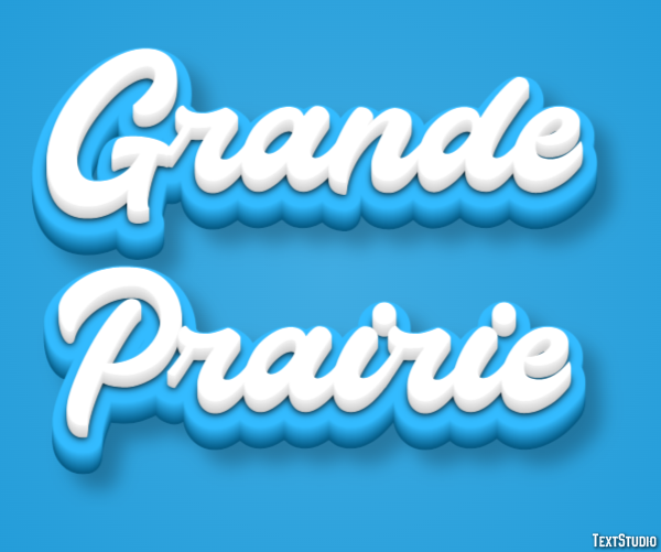 Grande Prairie Efekt tekstowy