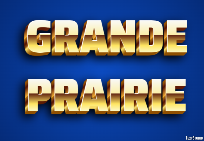 Grande Prairie Efekt tekstowy