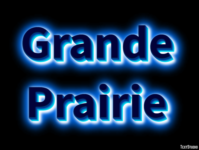 Grande Prairie Efekt tekstowy