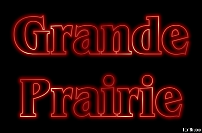 Grande Prairie Efekt tekstowy