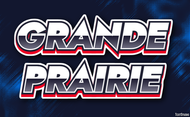 Grande Prairie Efekt tekstowy