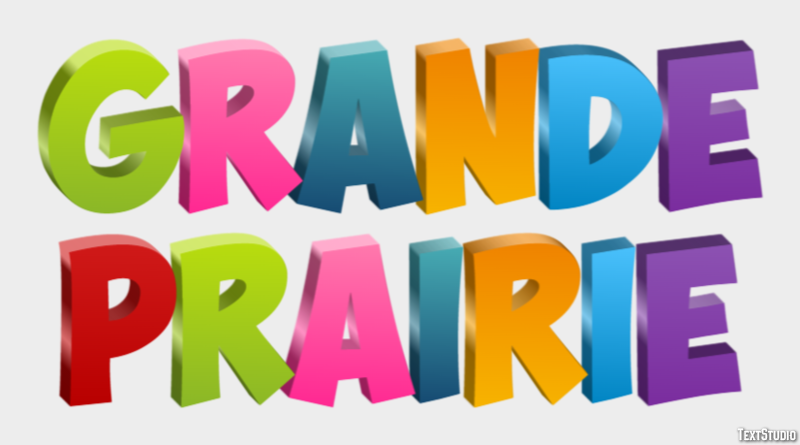Grande Prairie Efekt tekstowy
