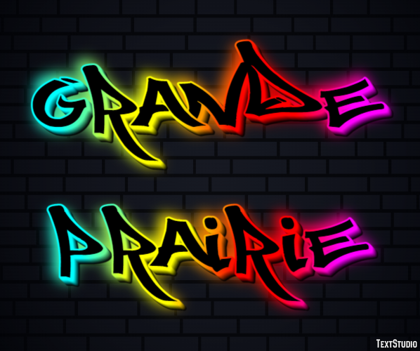 Grande Prairie Efekt tekstowy