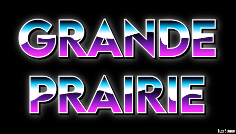 Grande Prairie Efekt tekstowy
