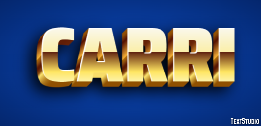 Carri Text Effect